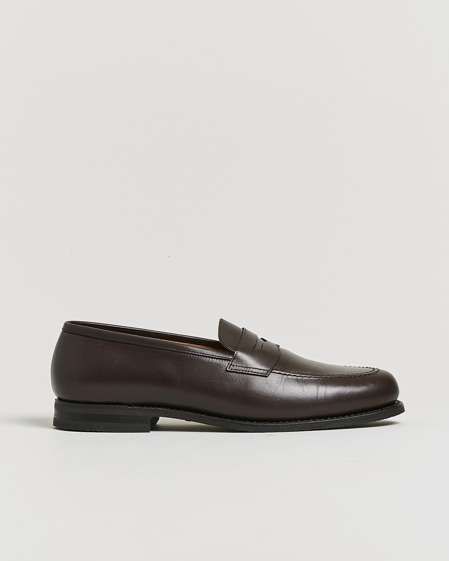 Hombres | Pre-owned Zapatos cosidos a mano | Pre-owned | Myrqvist Stenhammar II Loafer Dark Brown Calf UK10,5 - EU44,5
