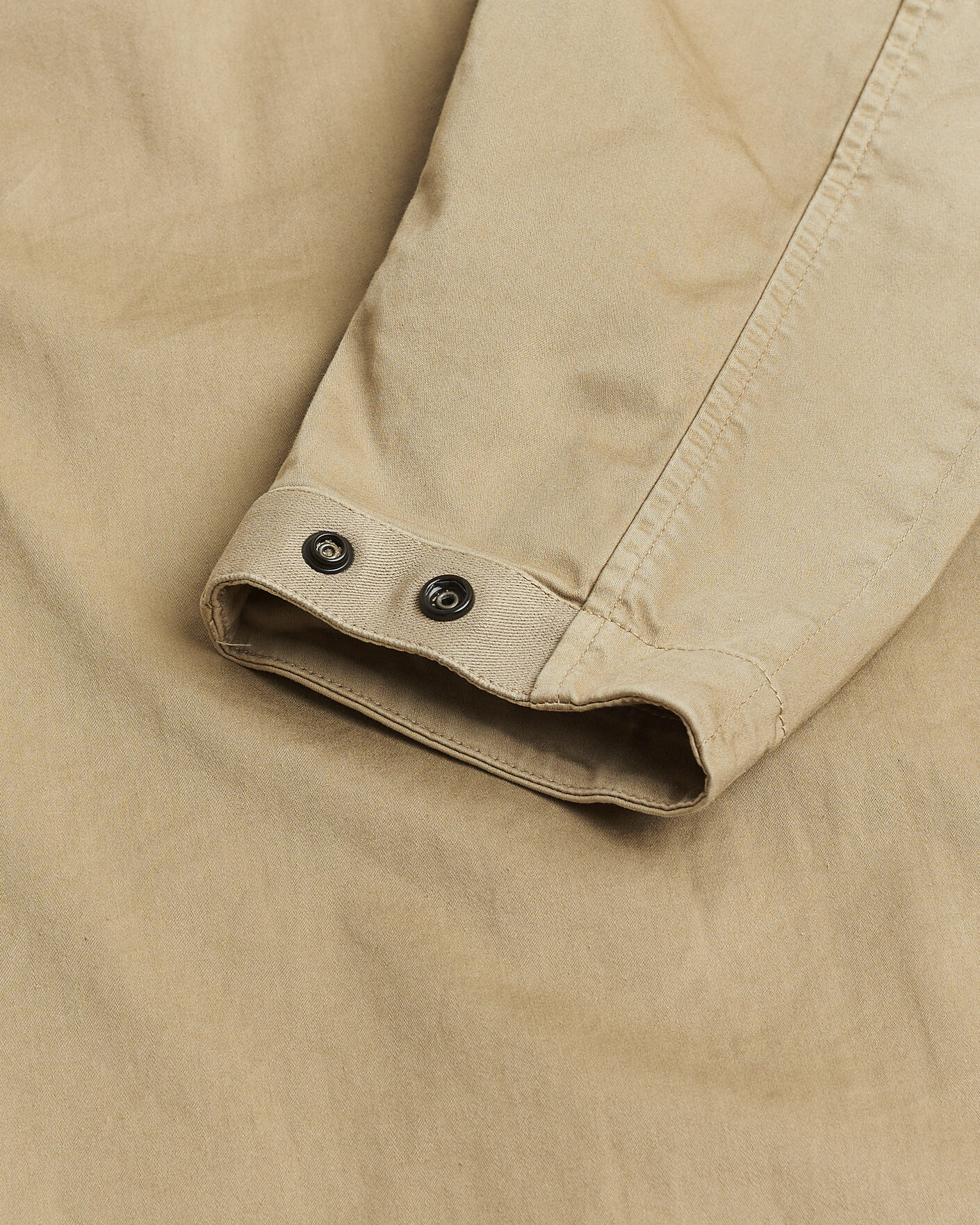 Hombres | Pre-owned Chaquetas | Pre-owned | Stone Island Cotton Stretch Zip Overshirt Biscuit XL