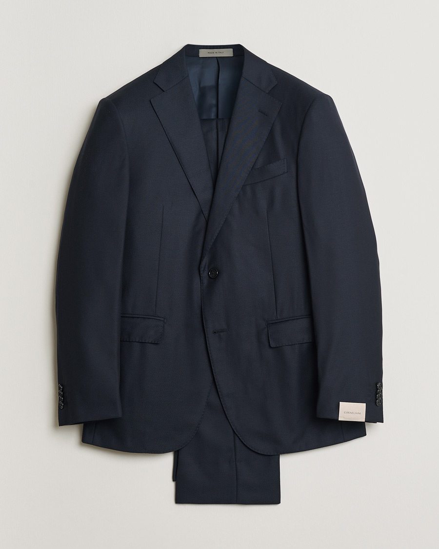 Hombres | Pre-owned Trajes | Pre-owned | Corneliani Wool Suit Navy 50