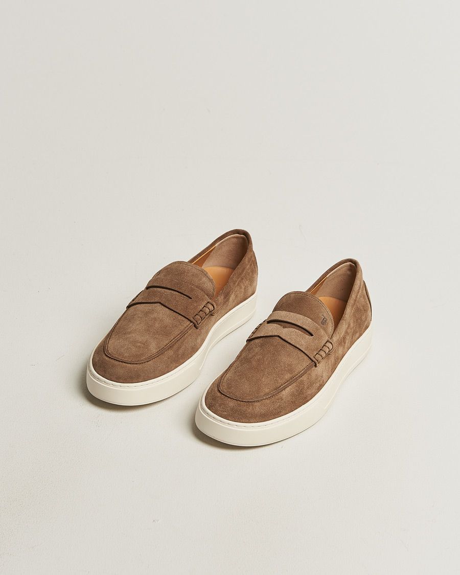 Hombres | Pre-owned Zapatos | Pre-owned | Tod's Cassetta Loafer Brown Suede UK10 - EU44,5