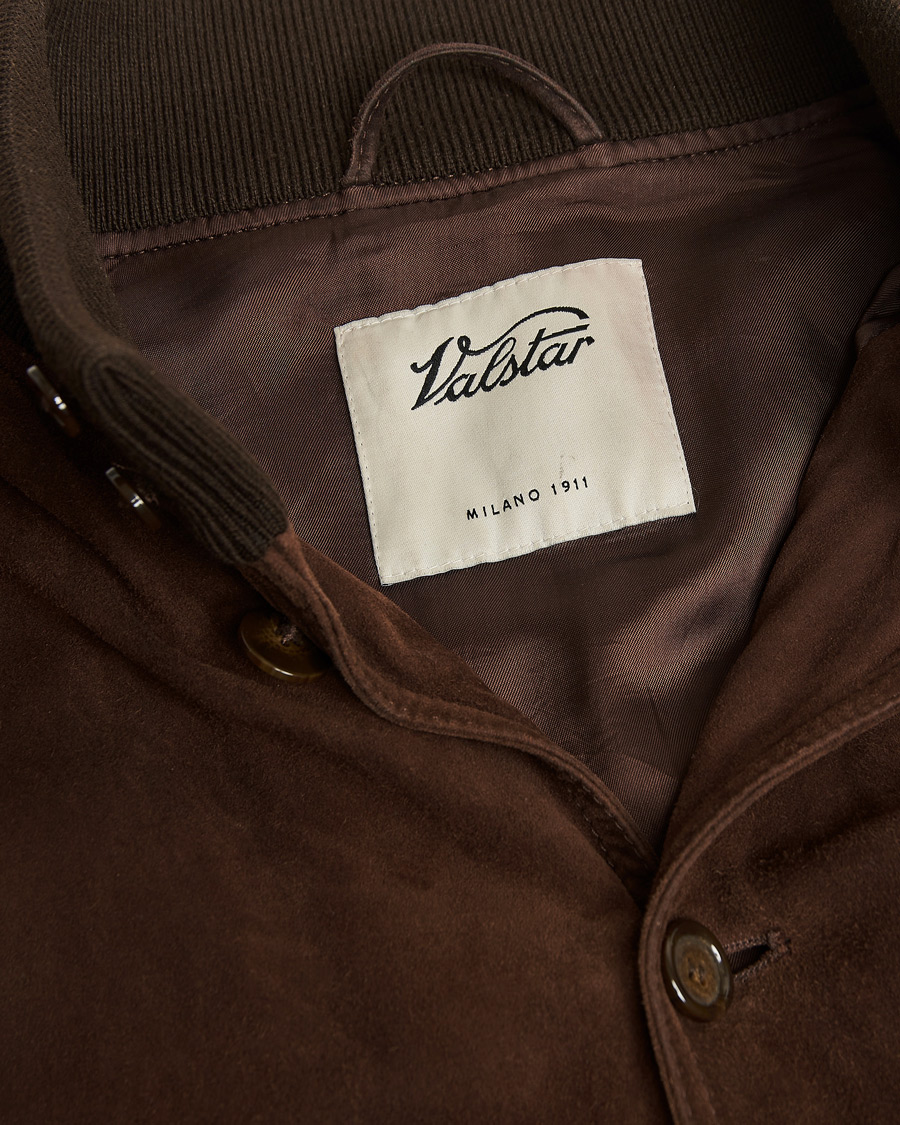 Hombres | Pre-owned Chaquetas | Pre-owned | Valstar Valstarino Suede Jacket Dark Brown 54