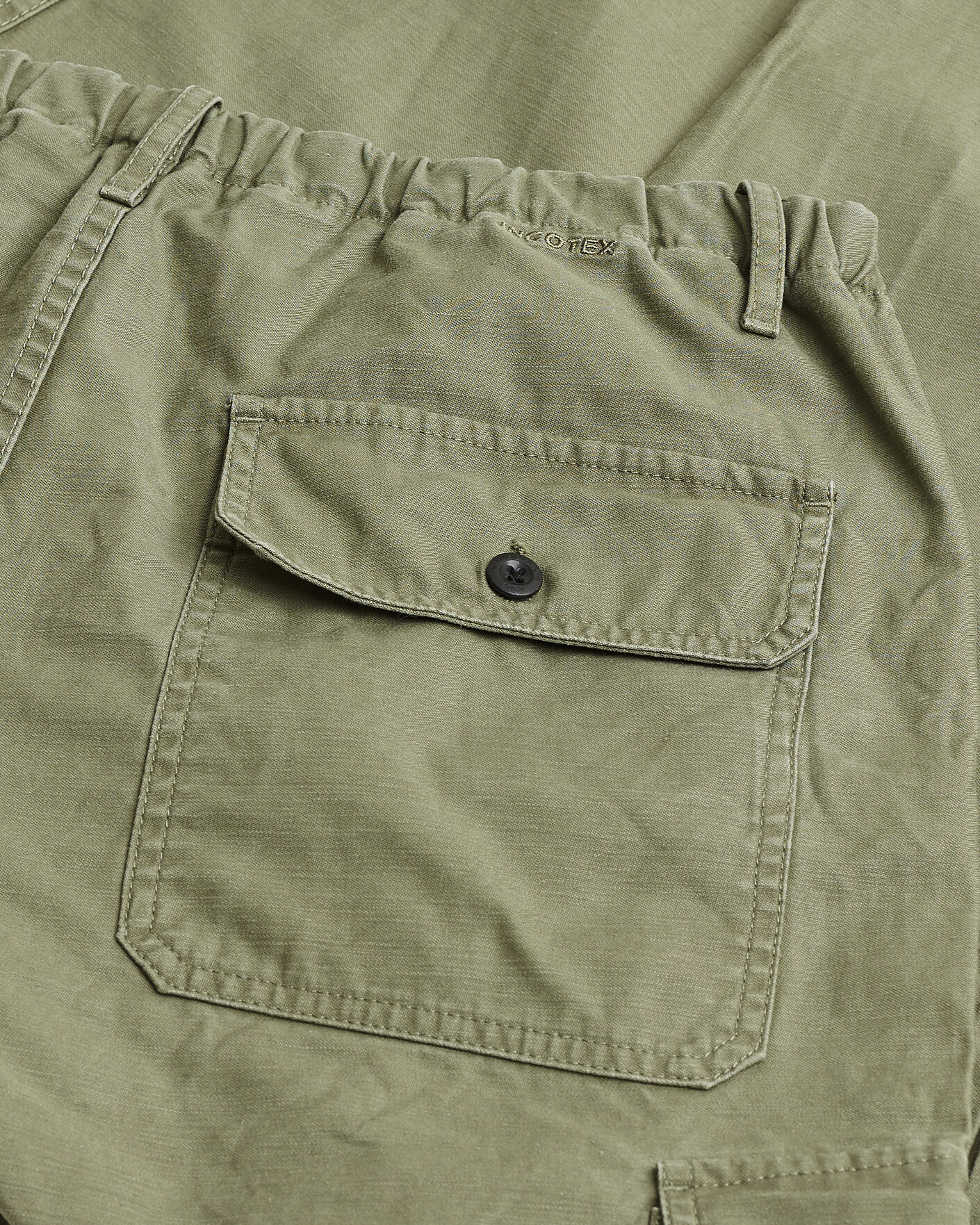 Hombres | Pre-owned Pantalones | Pre-owned | Incotex Regular Fit Cargo Pants Military W34