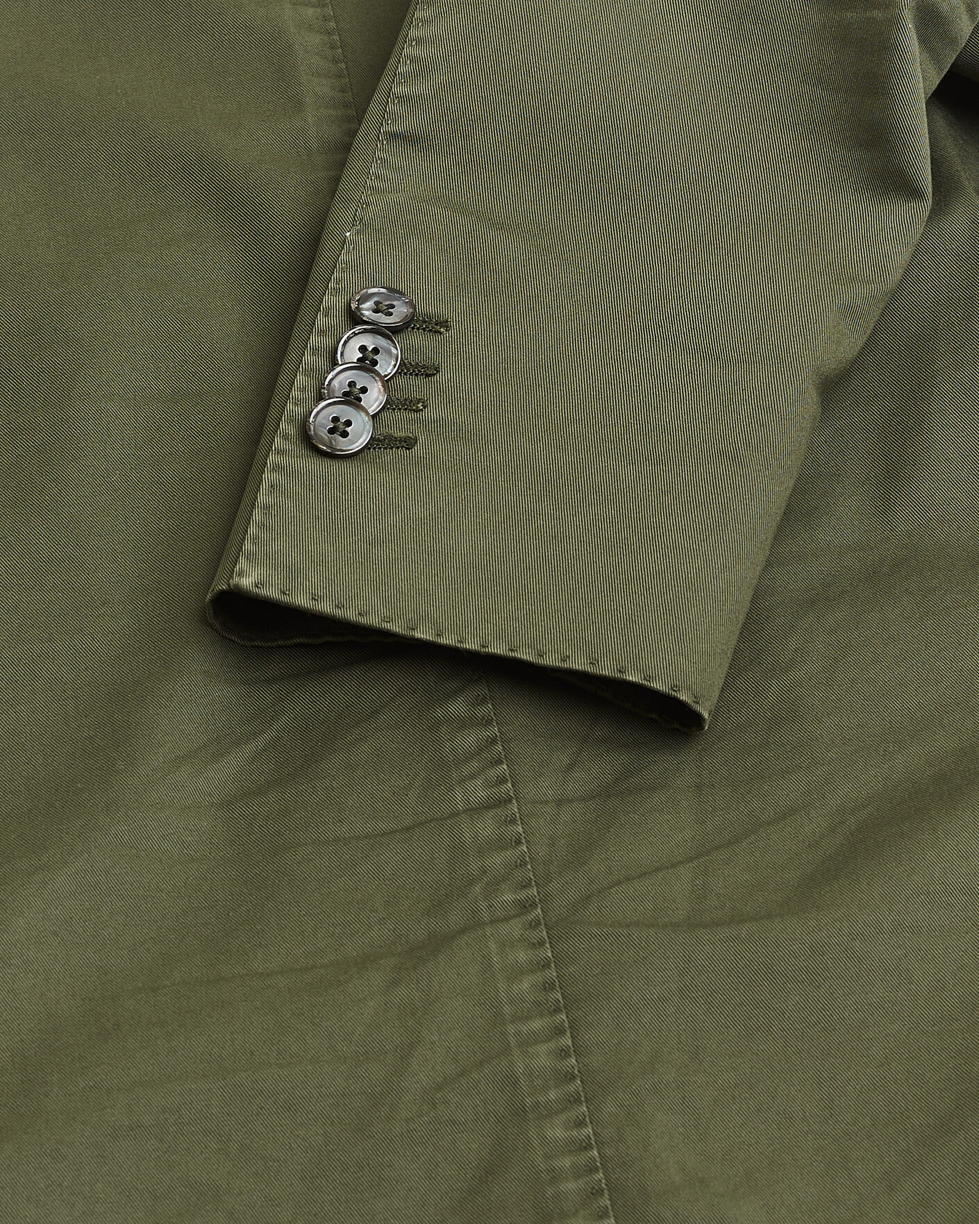Hombres | Pre-owned Blazers | Pre-owned | L.B.M. 1911 Jack Regular Fit Cotton Stretch Blazer Green 46