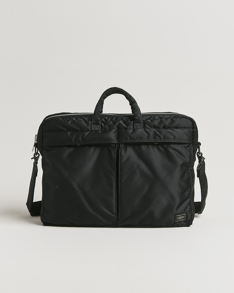 Hombres | Porter-Yoshida & Co. Tanker 2Way Document Bag Black | Pre-owned | Porter-Yoshida & Co. Tanker 2Way Document Bag Black