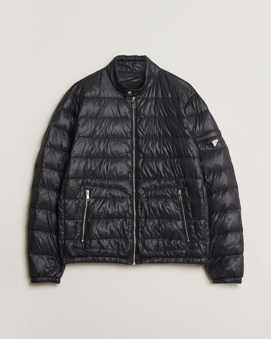 Hombres | Pre-owned Chaquetas | Pre-owned | Prada Lightweight Nylon Down Jacket Black 54