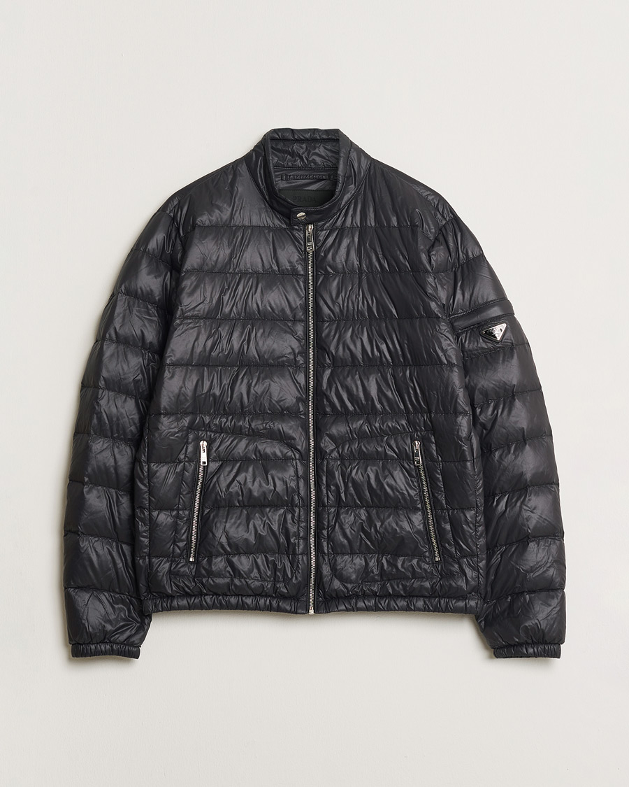 Hombres | Pre-owned Chaquetas | Pre-owned | Prada Lightweight Nylon Down Jacket Black 54