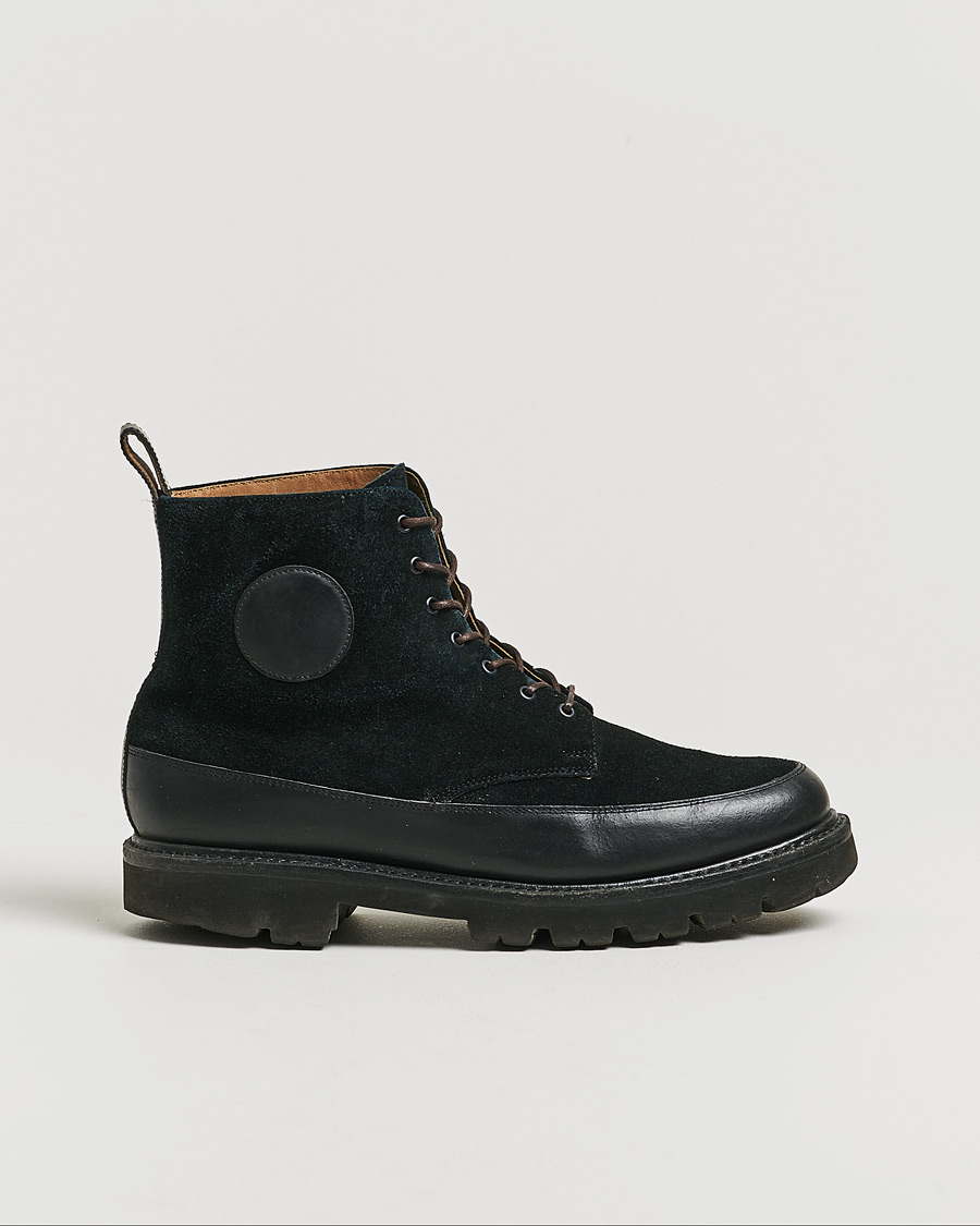 Hombres | Pre-owned Zapatos | Pre-owned | Grenson Anton Suede Boot Black UK7 - EU41