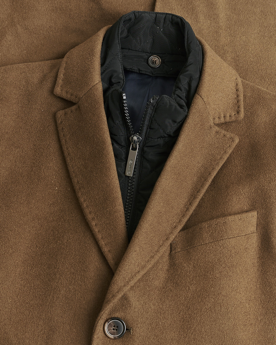 Hombres | Pre-owned Chaquetas | Pre-owned | Sand Copenhagen Cashmere Blend Coat Brown 48
