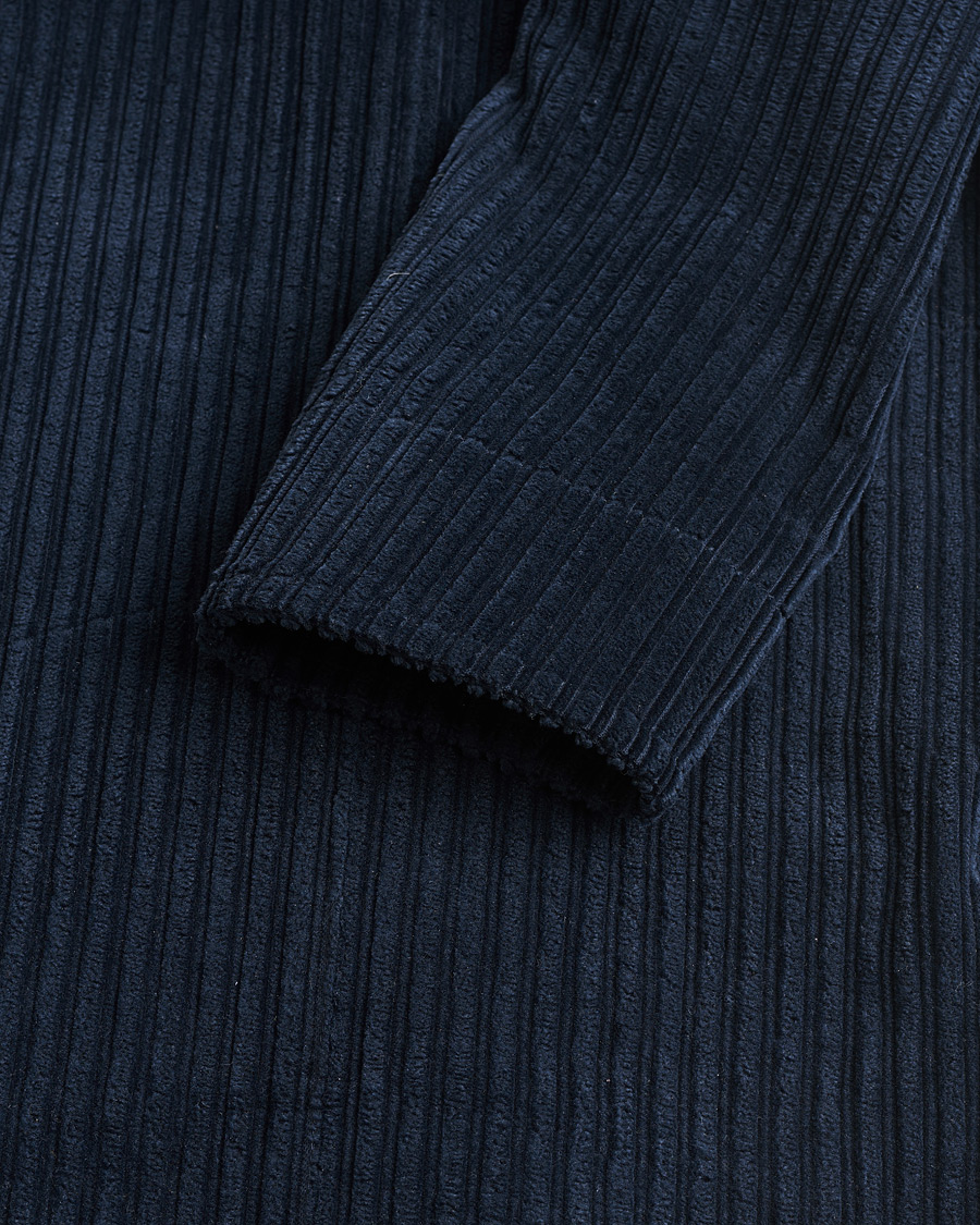 Hombres | Pre-owned Camisas | Pre-owned | The Gigi Corduroy Overshirt Navy 48