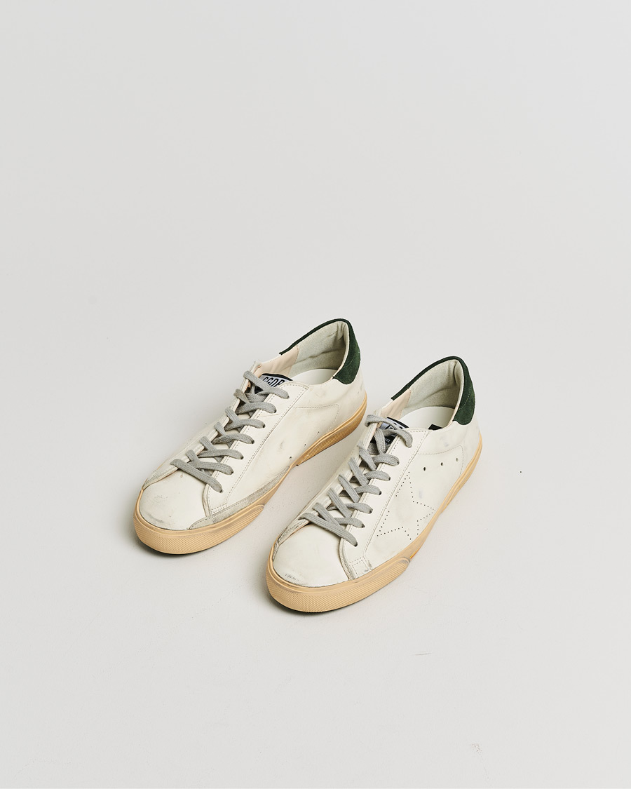 Hombres | Pre-owned Zapatos | Pre-owned | Golden Goose Super-Star Sneakers White/Green 42