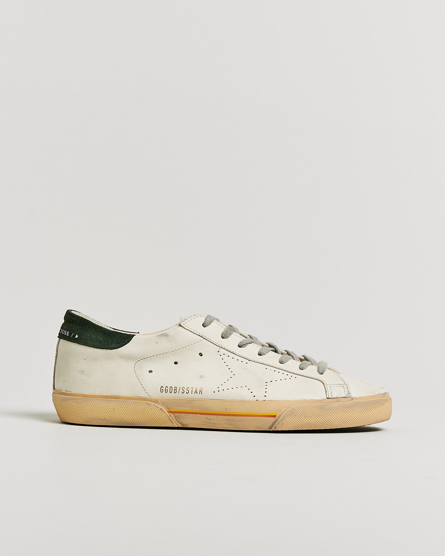 Hombres | Pre-owned Zapatos | Pre-owned | Golden Goose Super-Star Sneakers White/Green 42