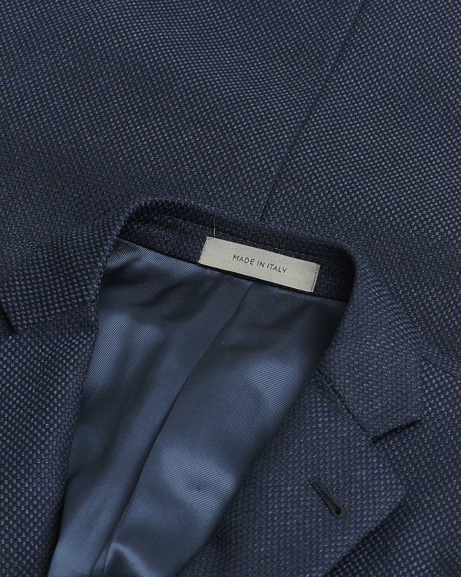 Hombres | Pre-owned Blazers | Pre-owned | Corneliani Wool & Cashmere Blazer Navy 50