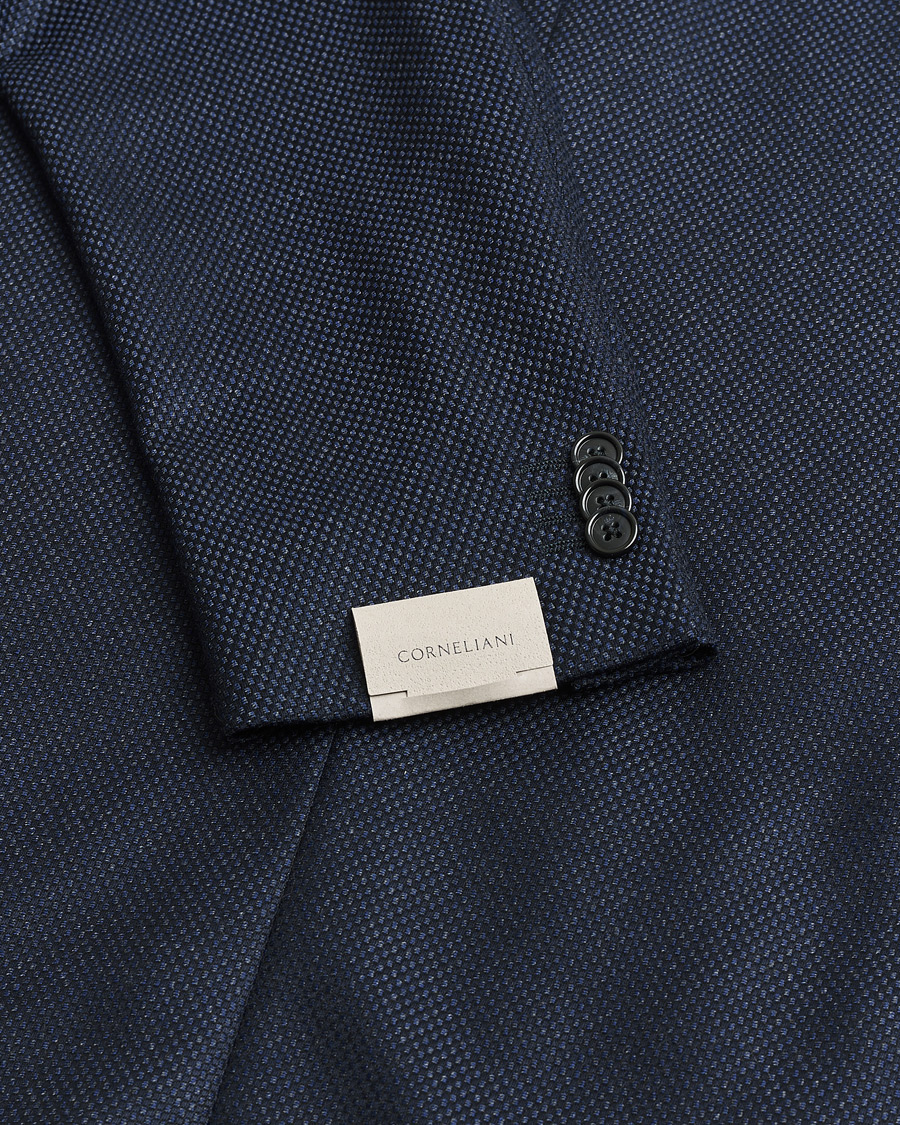 Hombres | Pre-owned Blazers | Pre-owned | Corneliani Wool & Cashmere Blazer Navy 50