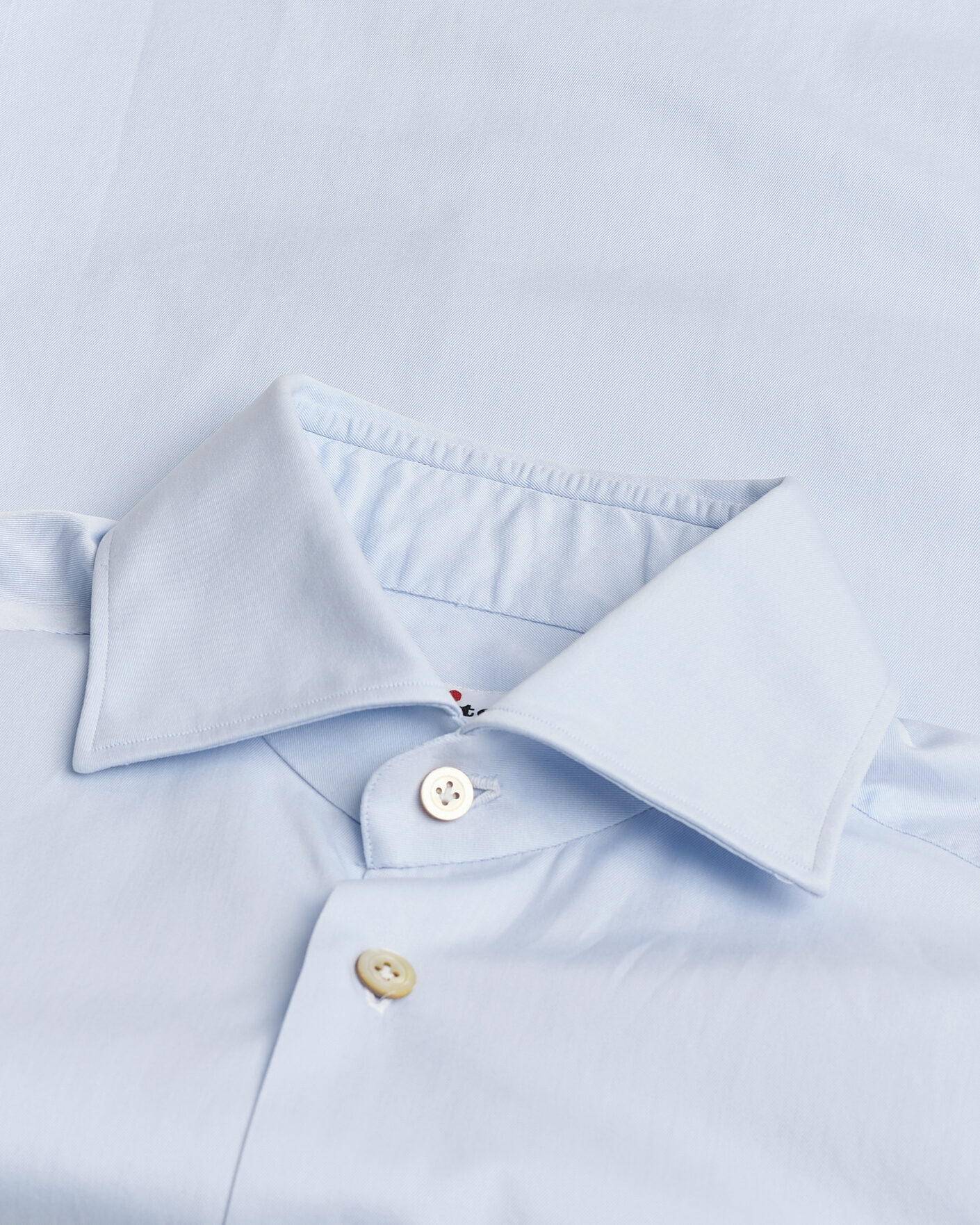 Hombres | Pre-owned Camisas | Pre-owned | Kiton Cotton Dress Shirt Light Blue 38 - S