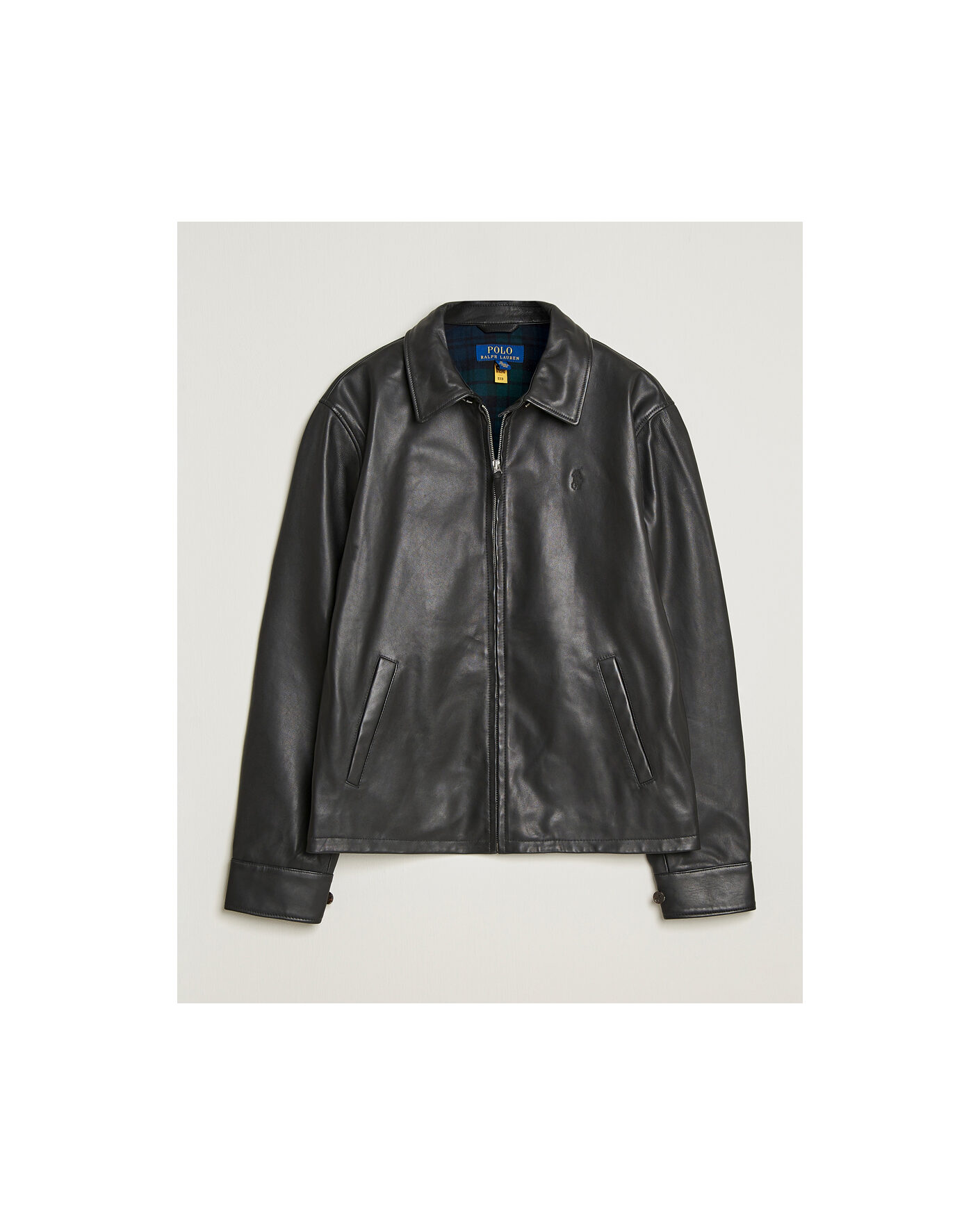 Hombres | Pre-owned Chaquetas | Pre-owned | Polo Ralph Lauren Maxwell Windbreaker Leather Jacket Polo Black L