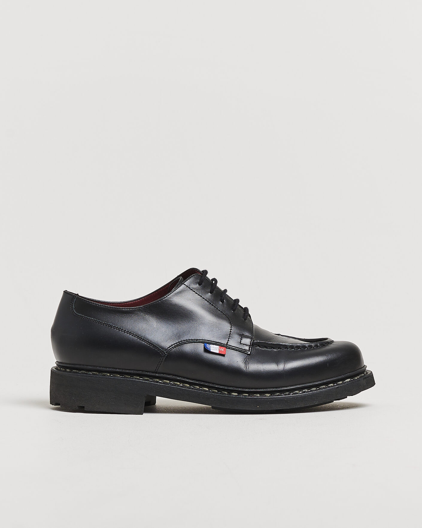 Hombres | Pre-owned Zapatos cosidos a mano | Pre-owned | Paraboot Chambord Derby BBR Black UK8,5 - EU42,5