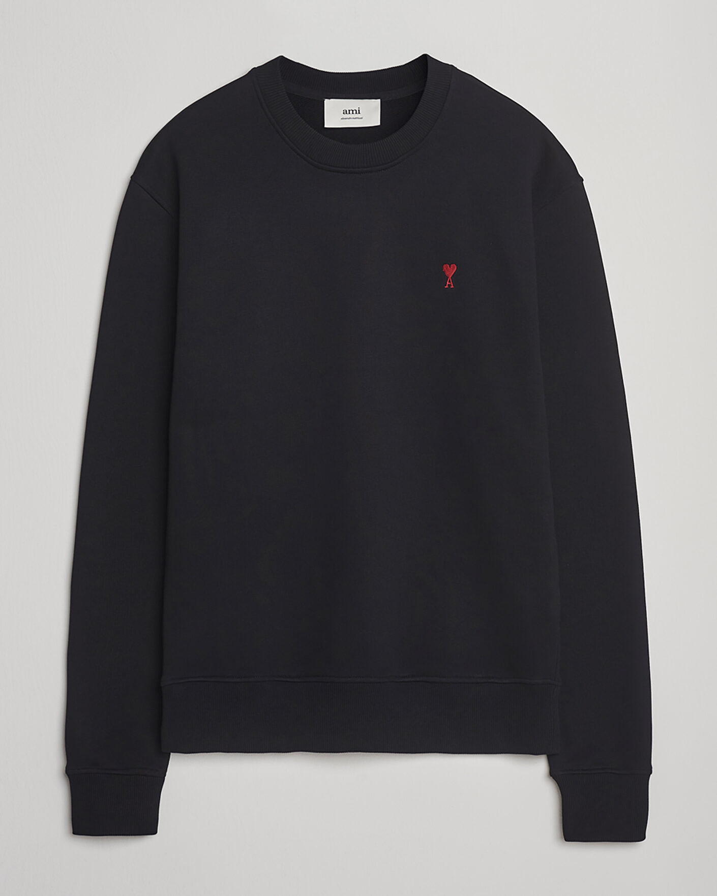 Hombres | Pre-owned Jerséis | Pre-owned | AMI Heart Logo Sweatshirt Black M