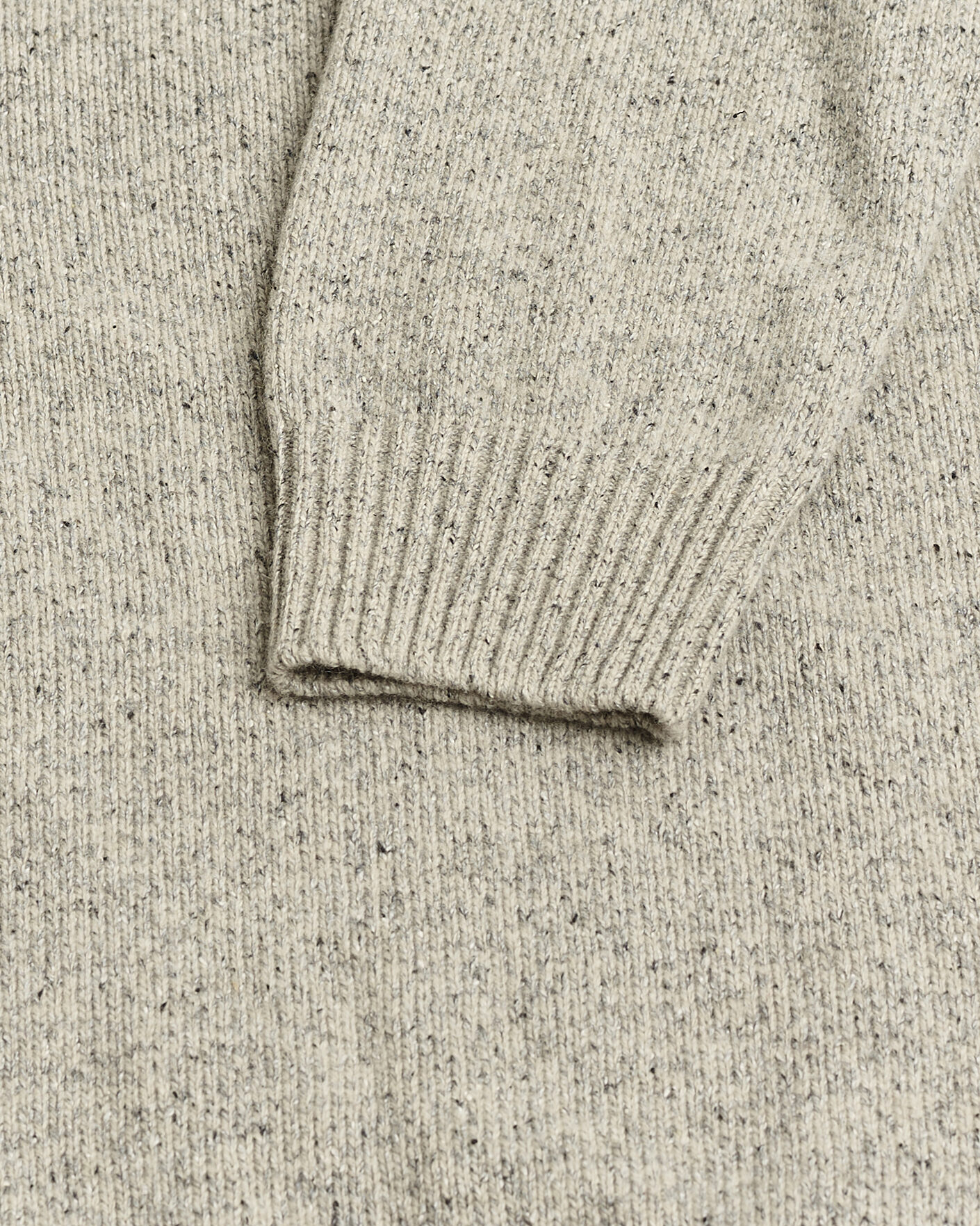 Hombres | Pre-owned Jerséis | Pre-owned | Gran Sasso Cashmere & Silk Blend Crew Neck Grey Melange 48