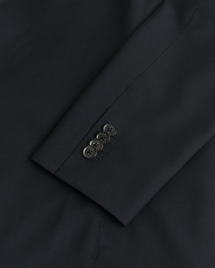 Hombres | Caruso Mohair Blend Aida 3-Piece Suit Navy 50 | Pre-owned | Caruso Mohair Blend Aida 3-Piece Suit Navy 50