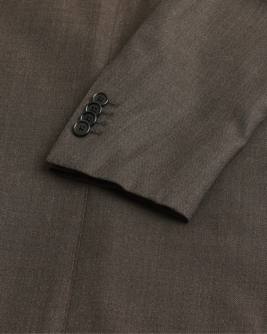 Hombres | Caruso Wool & Cashmere Suit Brown 48 | Pre-owned | Caruso Wool & Cashmere Suit Brown 48