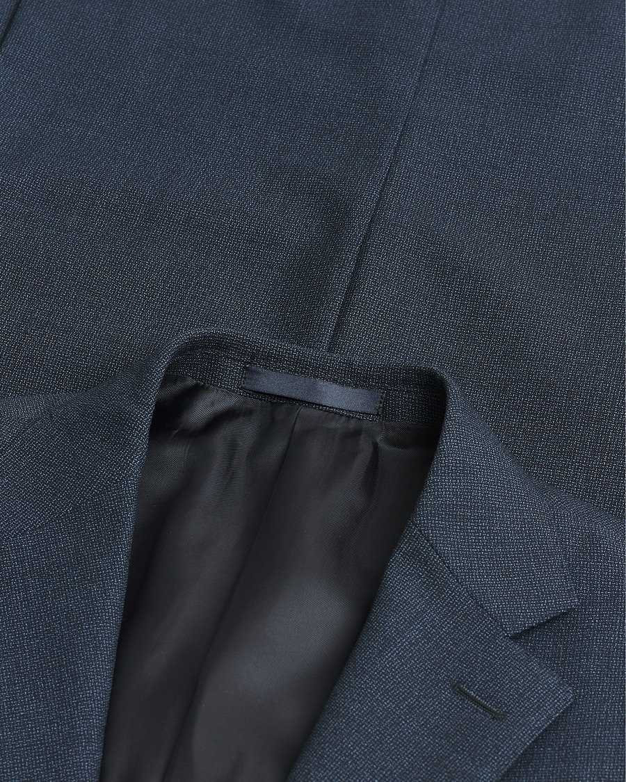 Hombres | Pre-owned Trajes | Pre-owned | Caruso 120s Wool Suit Dark Blue 48