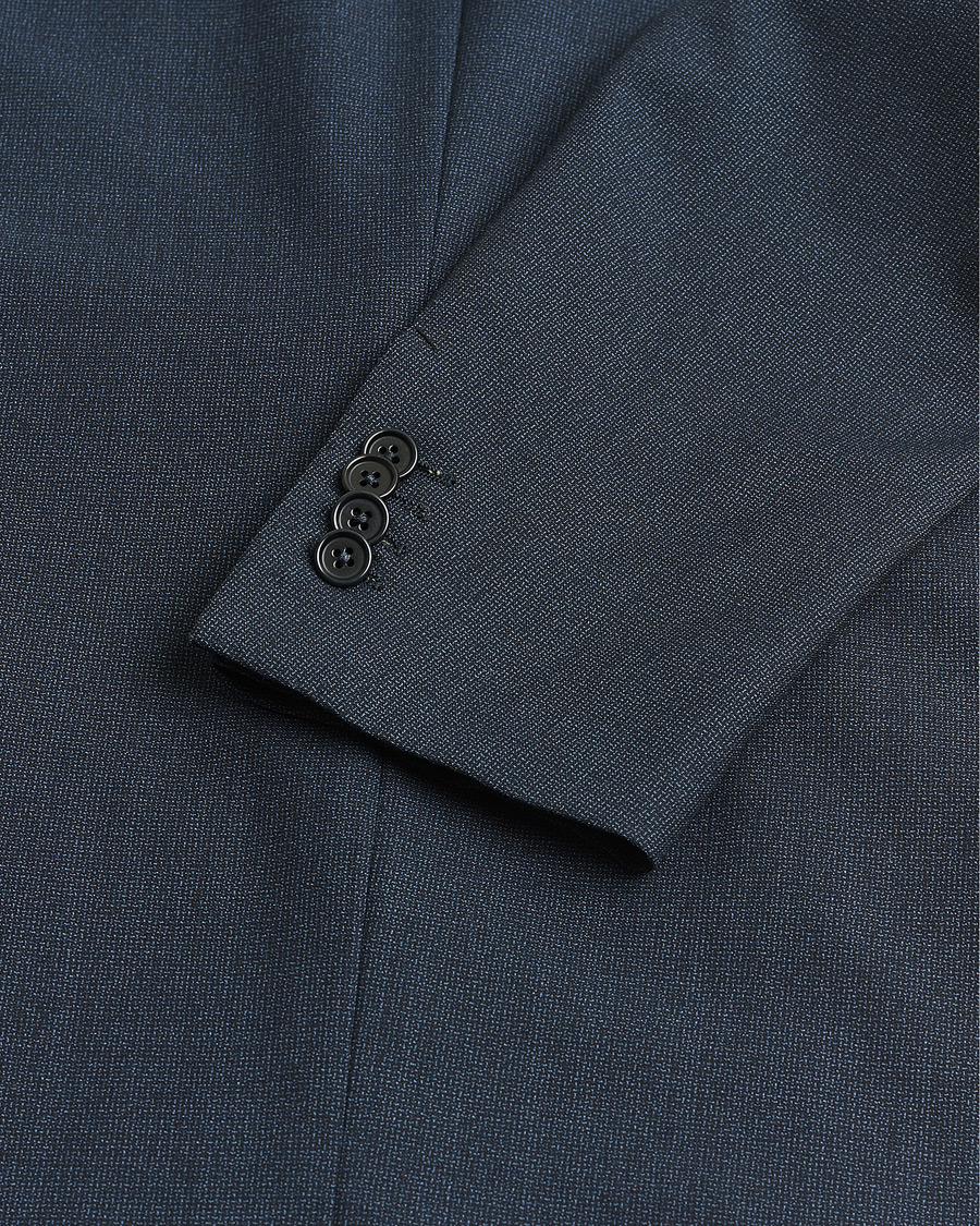 Hombres | Pre-owned Trajes | Pre-owned | Caruso 120s Wool Suit Dark Blue 48