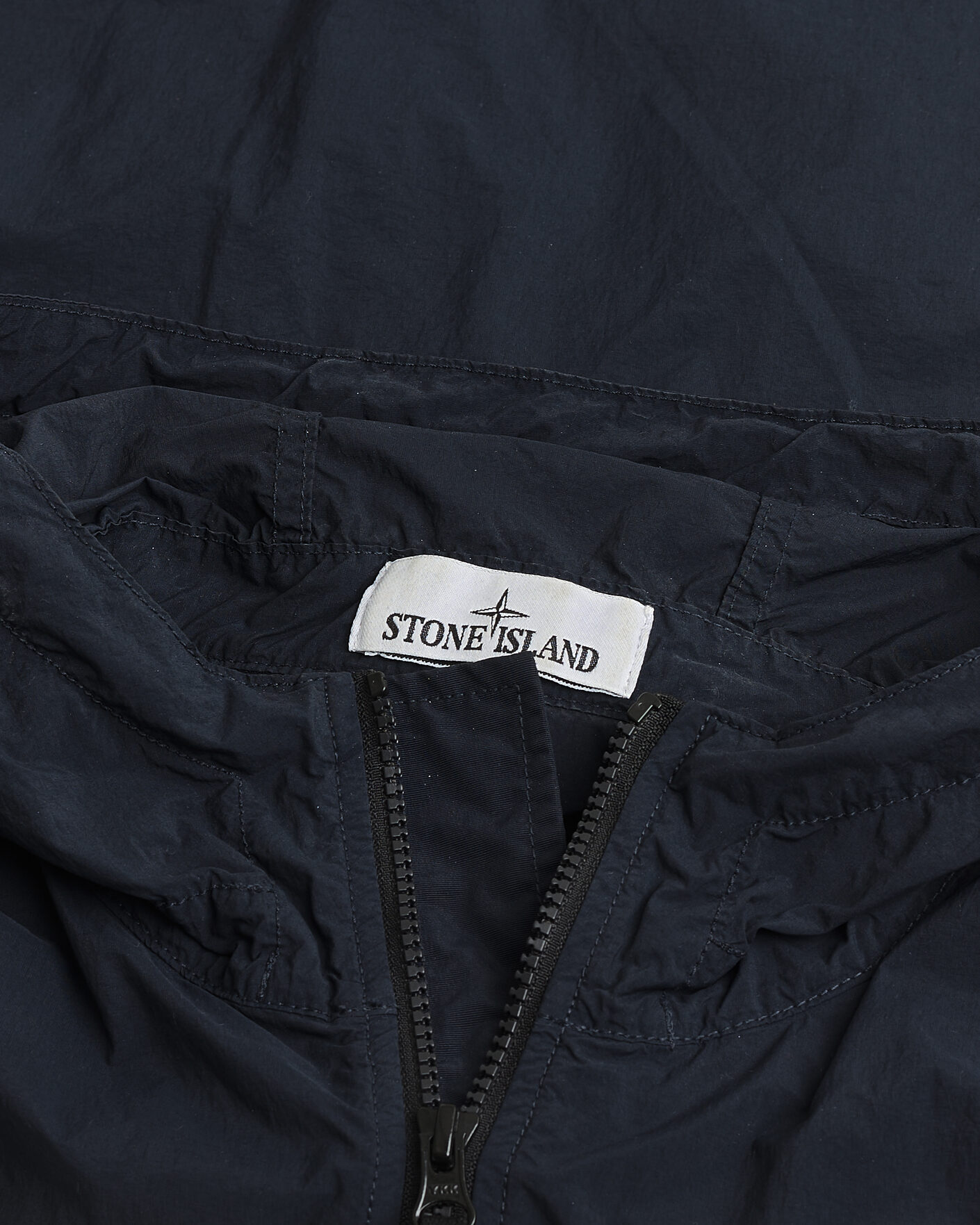 Hombres | Pre-owned Chaquetas | Pre-owned | Stone Island Nylon Smerigliato-TC Short Parka Navy M