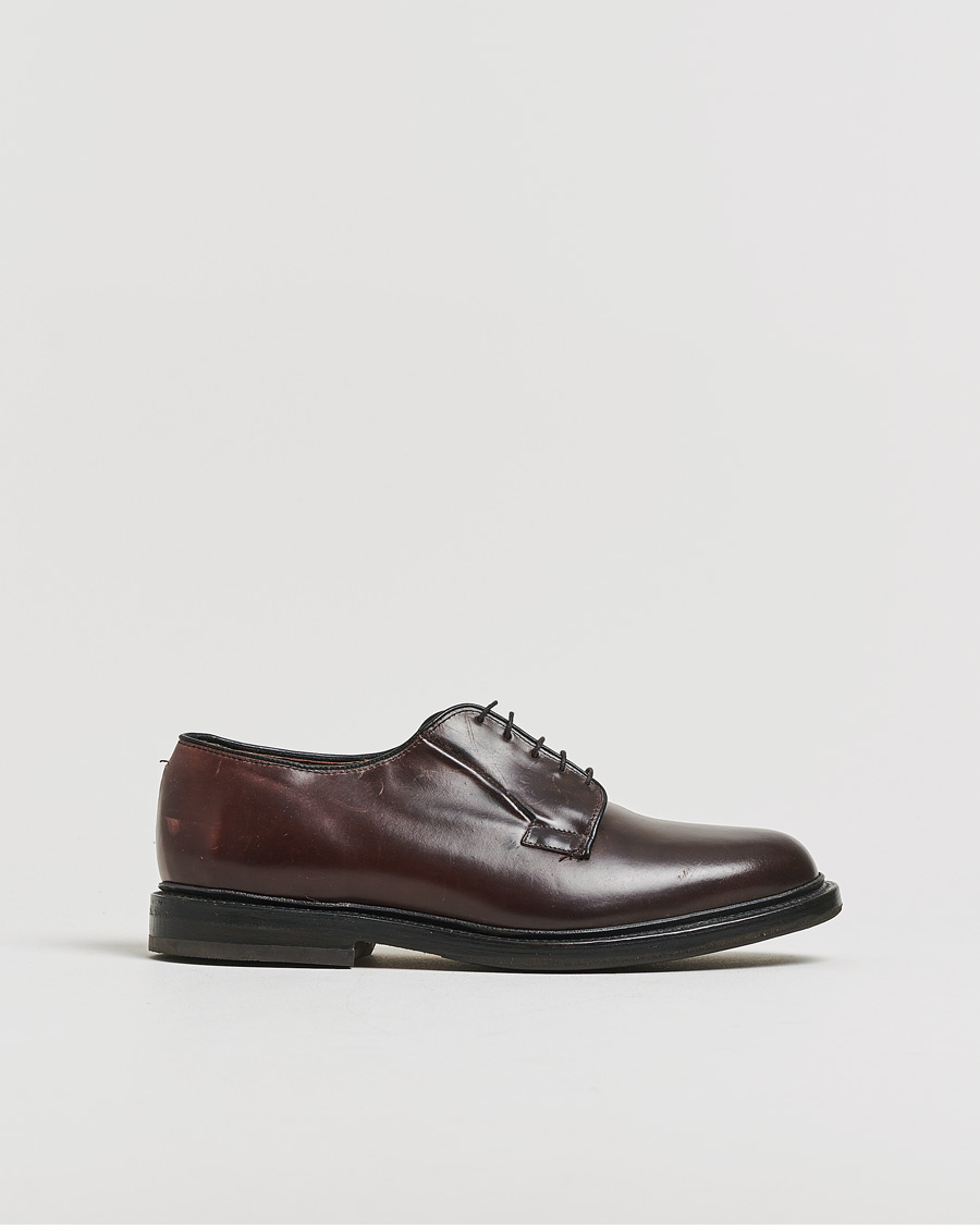 Hombres | Allen Edmonds Leeds Shell Cordovan Derby Burgundy US8,5 - EU42 | Pre-owned | Allen Edmonds Leeds Shell Cordovan Derby Burgundy US8,5 - EU42