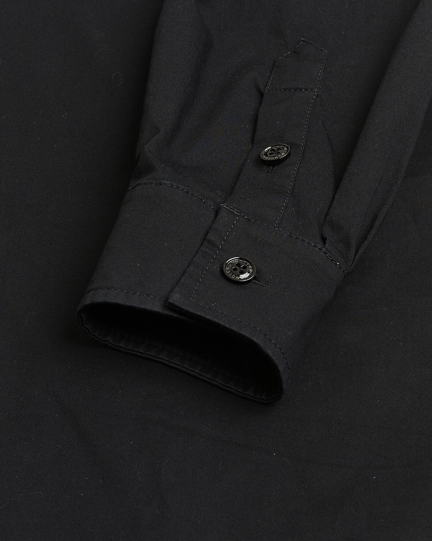 Hombres | Pre-owned Camisas | Pre-owned | Moncler Double Pocket Overshirt Black L