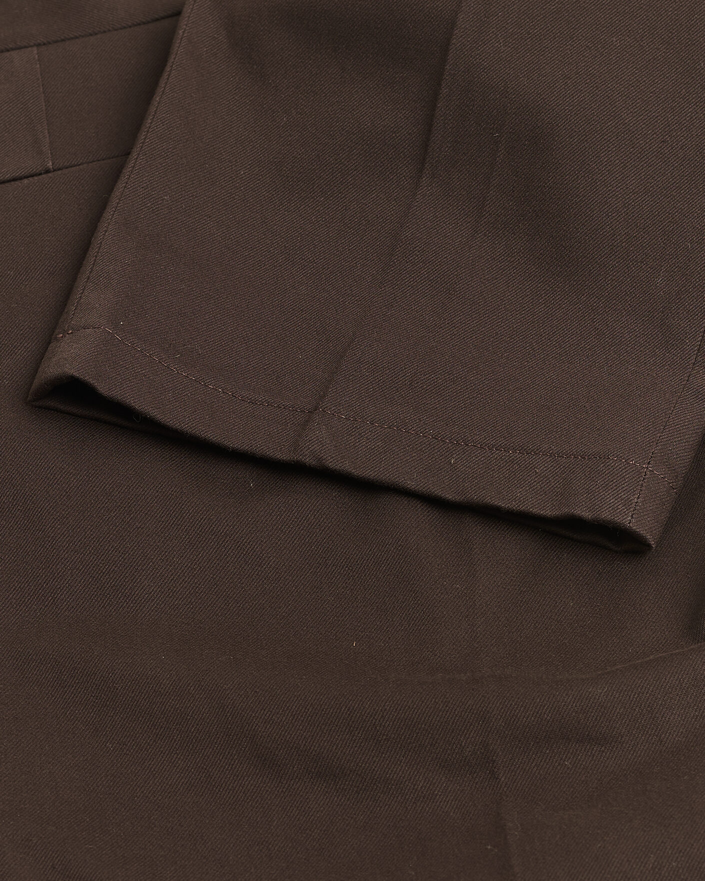 Hombres | Rubato High Waist Cotton Chino Brown 52 | Pre-owned | Rubato High Waist Cotton Chino Brown 52