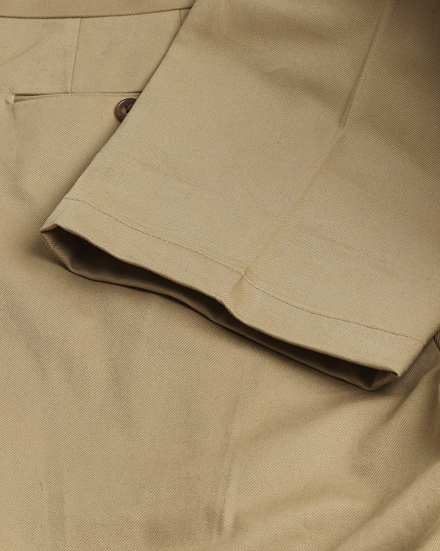 Hombres | Rubato High Waist Cotton Chino Beige 52 | Pre-owned | Rubato High Waist Cotton Chino Beige 52