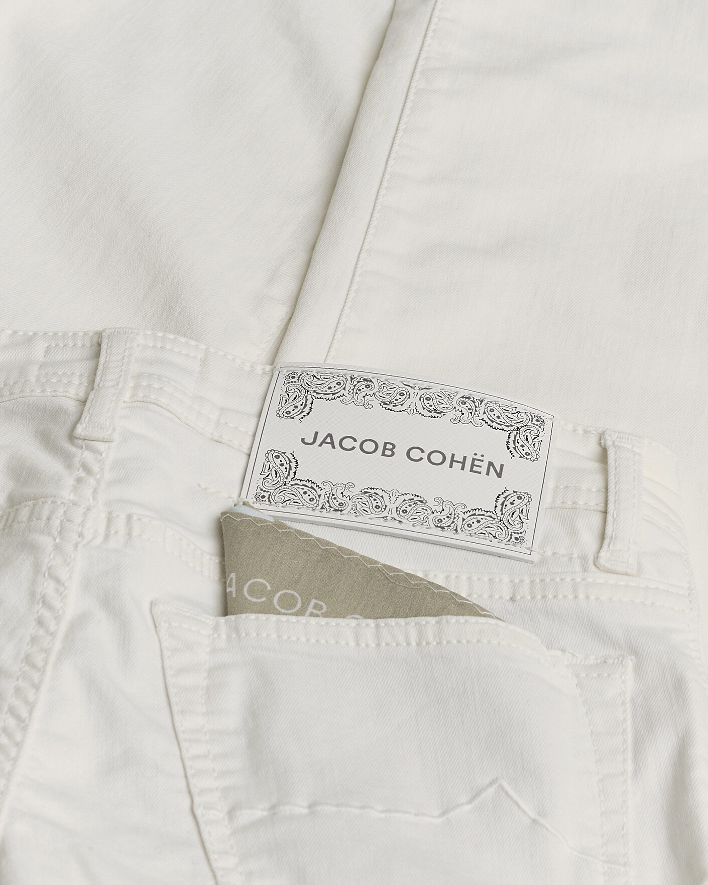 Hombres | Pre-owned Vaqueros | Pre-owned | Jacob Cohën Bard Slim Fit Bull Stretch Jeans White W30