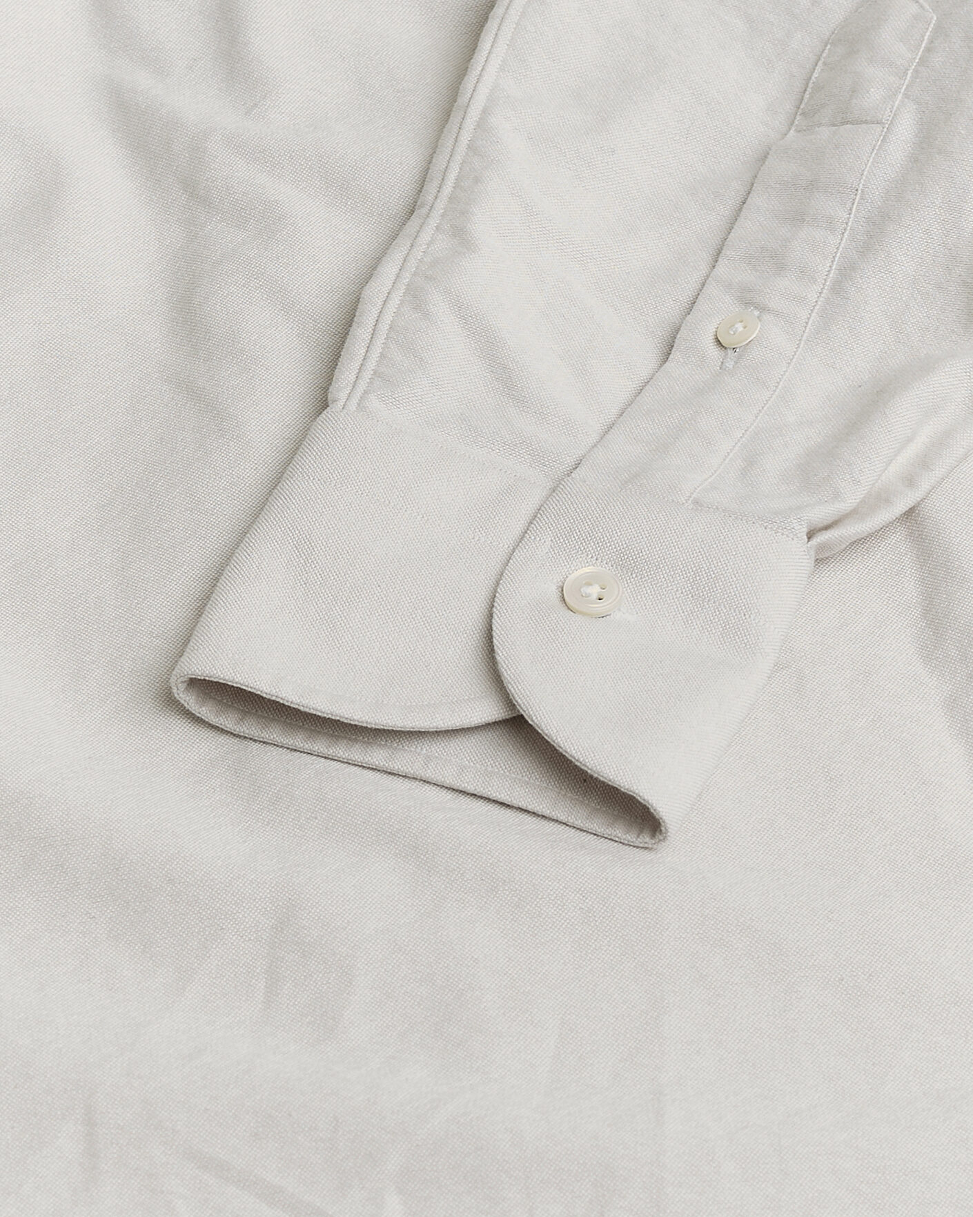 Hombres | Pre-owned Camisas | Pre-owned | 100Hands Washed Oxford Shirt Grey 41/16