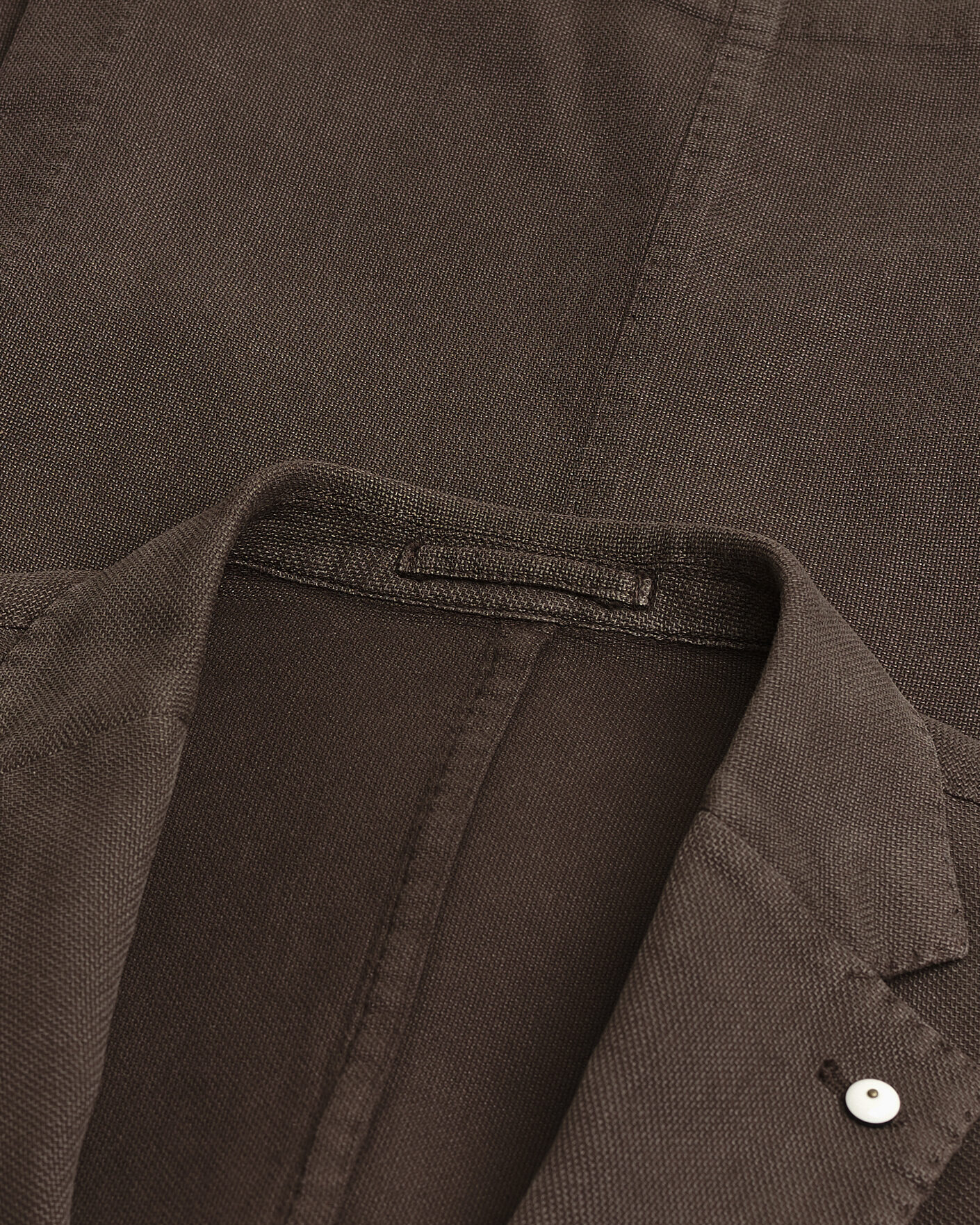 Hombres | L.B.M. 1911 Jack Regular Fit Structured Cotton Blazer Brown 50 | Pre-owned | L.B.M. 1911 Jack Regular Fit Structured Cotton Blazer Brown 50
