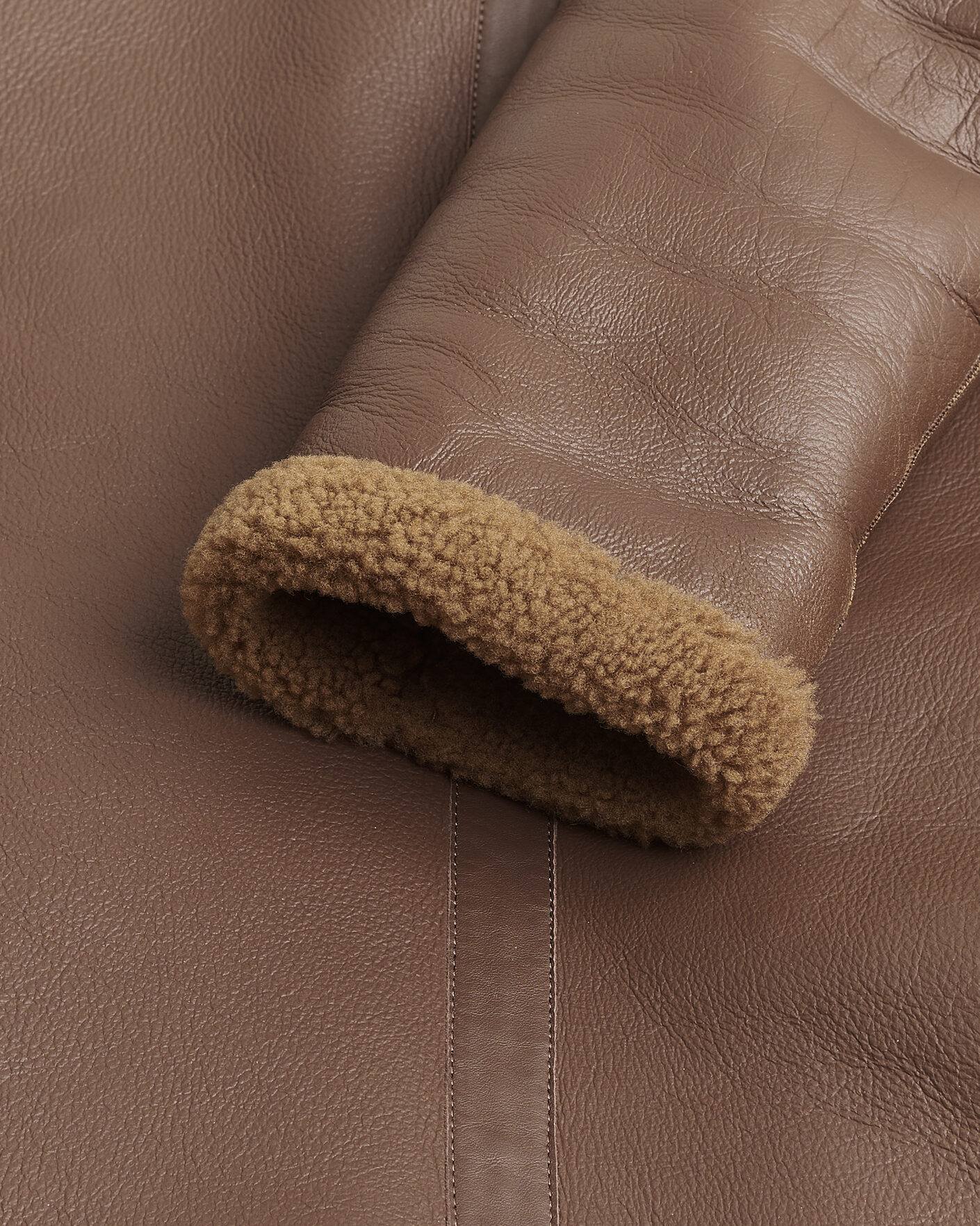 Hombres | Pre-owned Chaquetas | Pre-owned | Tiger of Sweden Dace Shearling Jacket Brown M