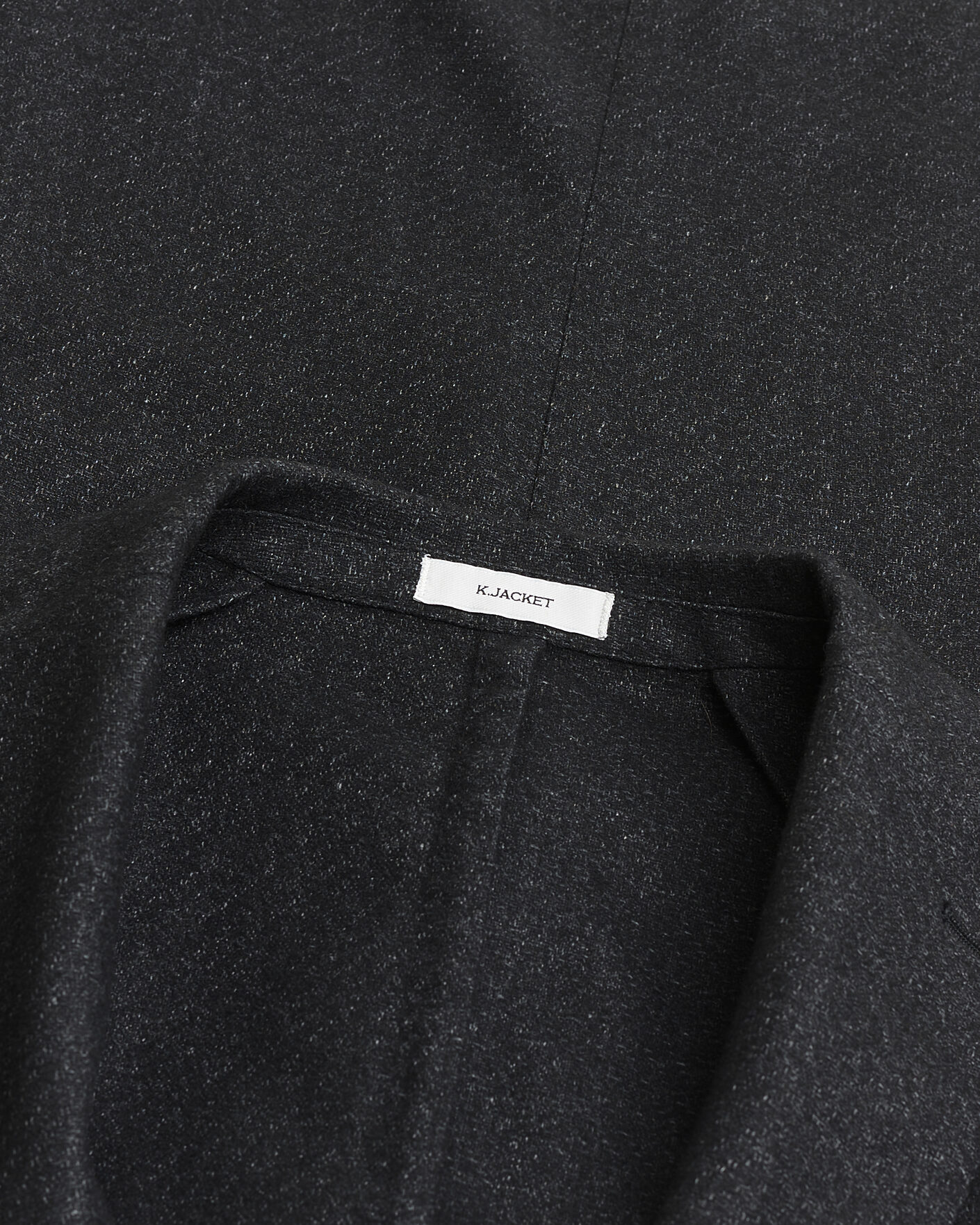 Hombres | Pre-owned Blazers | Pre-owned | Boglioli K Jacket Flannel Wool Blazer Charcoal 50