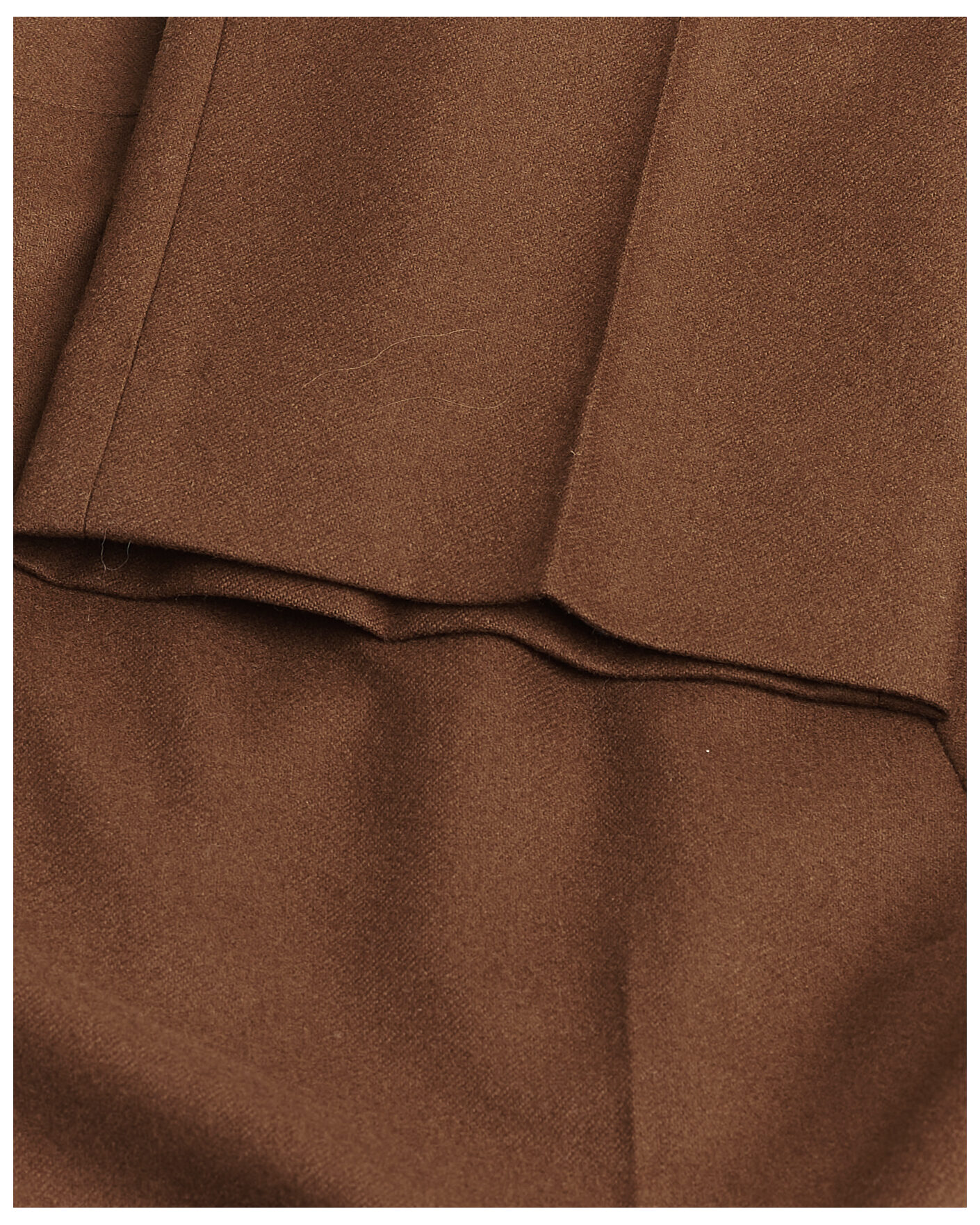 Hombres | Pre-owned Pantalones | Pre-owned | Santaniello Flannel Trousers Rust Brown 48