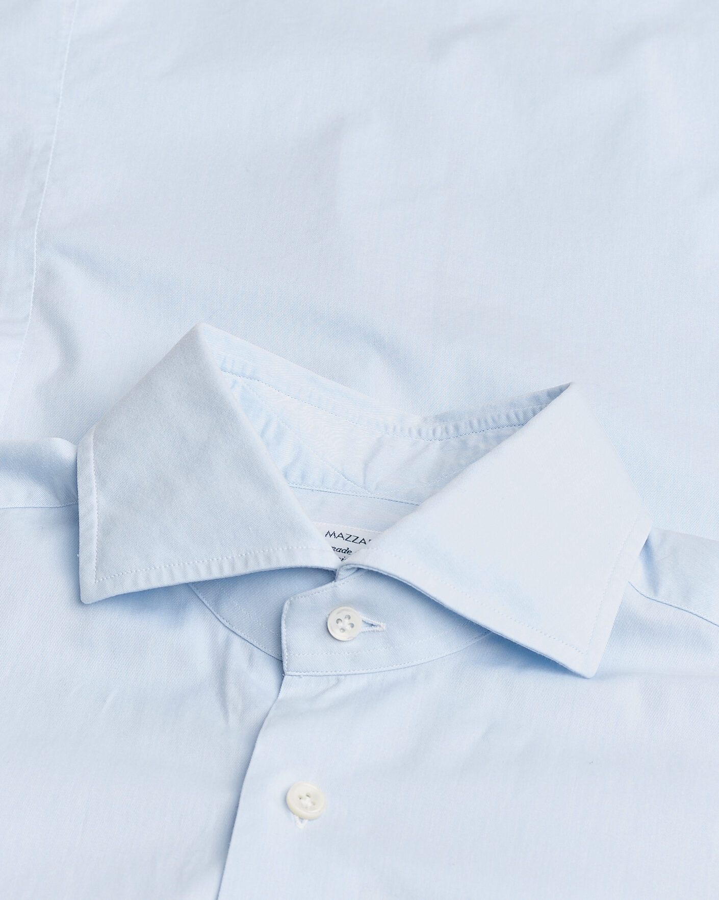 Hombres | Pre-owned Camisas | Pre-owned | Mazzarelli Soft Cotton Shirt Light Blue 39 - M