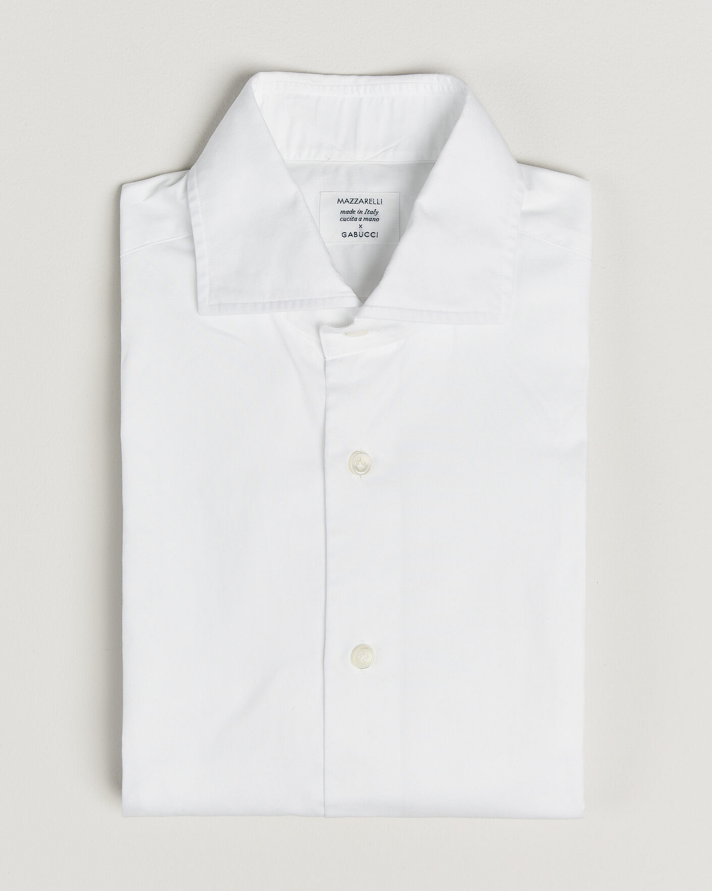 Hombres | Pre-owned Camisas | Pre-owned | Mazzarelli Soft Cotton Shirt White 39 - M