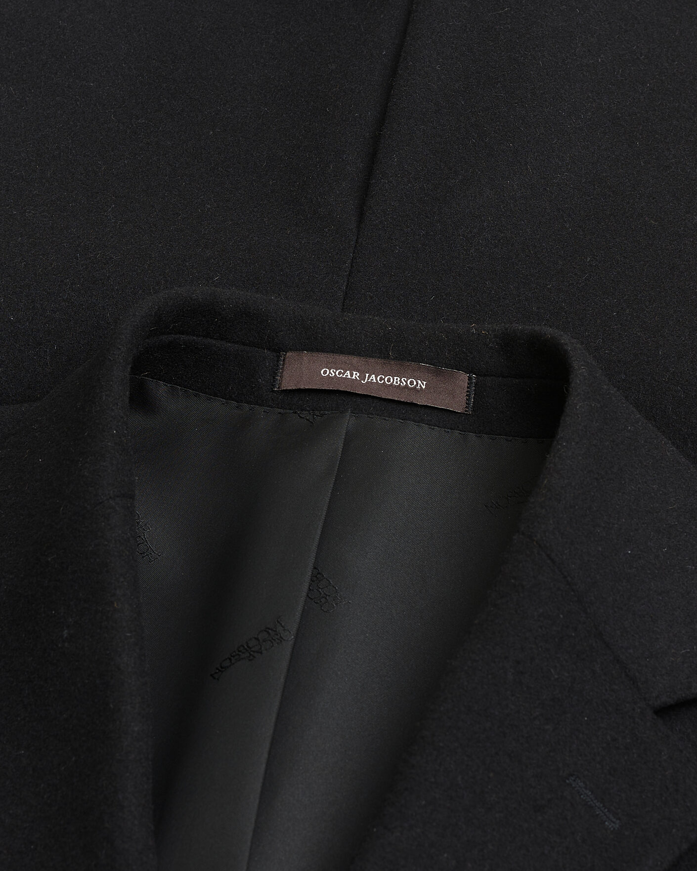 Hombres | Pre-owned Chaquetas | Pre-owned | Oscar Jacobson Sonny Wool Coat Black 48