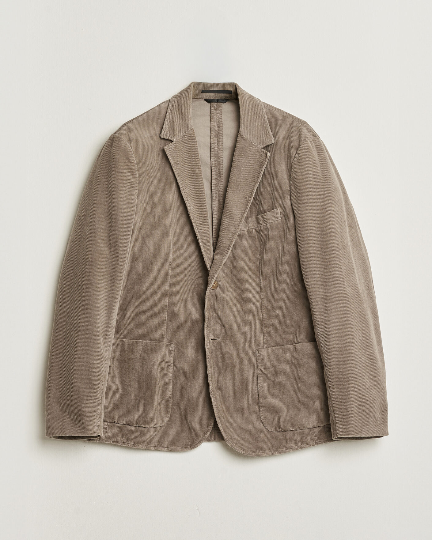 Hombres | Pre-owned Blazers | Pre-owned | Sunspel Relaxed Corduroy Blazer Taupe UK42 - EU52