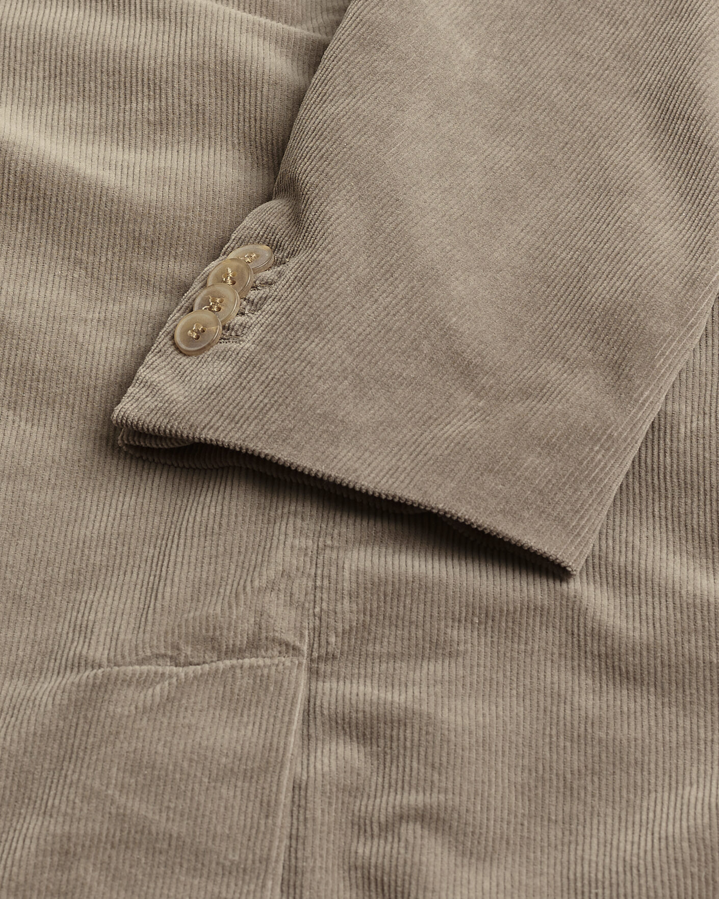 Hombres | Pre-owned Blazers | Pre-owned | Sunspel Relaxed Corduroy Blazer Taupe UK42 - EU52