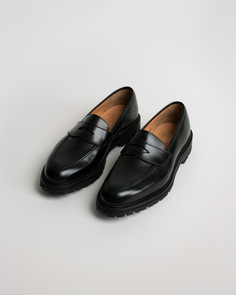 Hombres | Crockett & Jones Henley Vibram Loafer UK8 - EU42 | Pre-owned | Crockett & Jones Henley Vibram Loafer UK8 - EU42