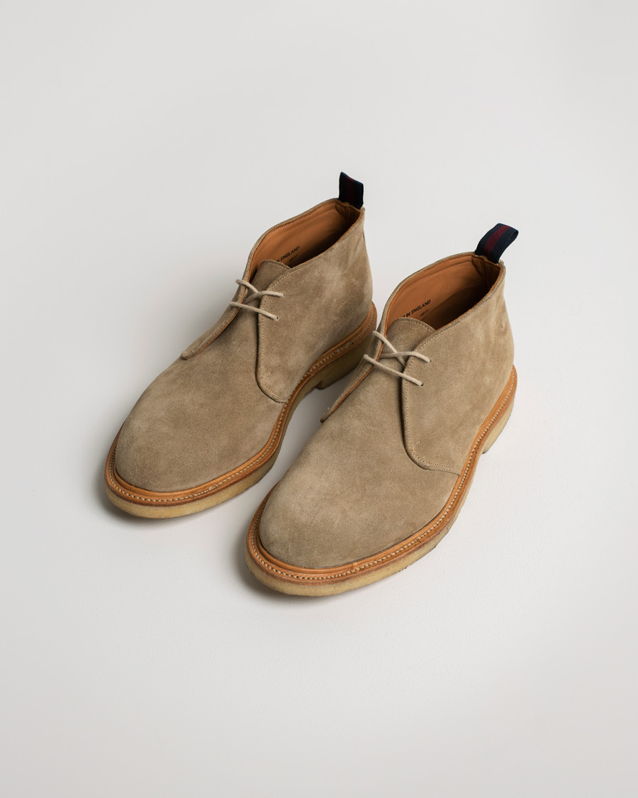 Hombres | Sanders Bertie Dirty Buck Suede Chukka Boot | Pre-owned | Sanders Bertie Dirty Buck Suede Chukka Boot