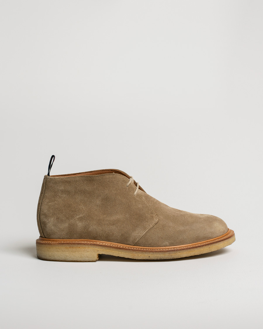 Hombres | Sanders Bertie Dirty Buck Suede Chukka Boot | Pre-owned | Sanders Bertie Dirty Buck Suede Chukka Boot
