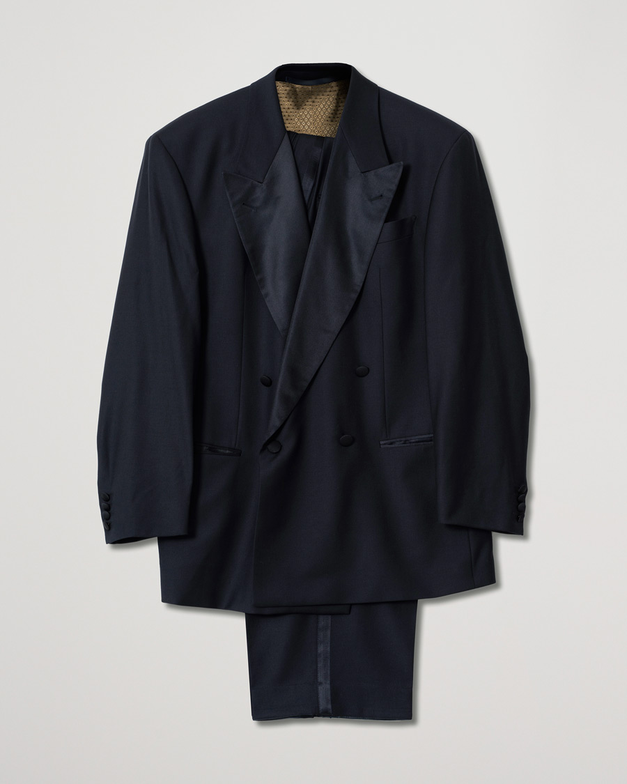 Hombres | Hugo Boss Vintage Tuxedo Super 100 Wool Navy 52 | Pre-owned | Hugo Boss Vintage Tuxedo Super 100 Wool Navy 52