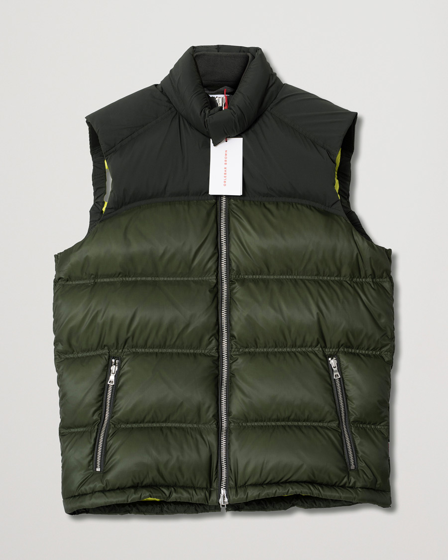 Hombres | Abrigos y chaquetas | Pre-owned | Orlebar Brown Issac Down Vest Forest Green L