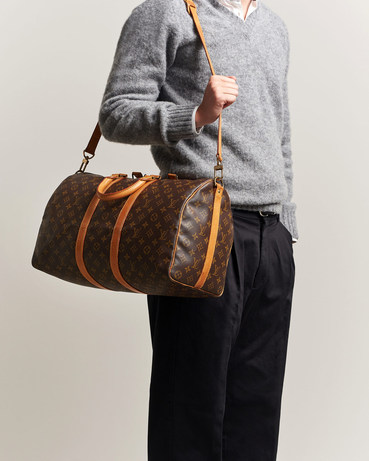 Hombres | Pre-Owned & Vintage Bags | Louis Vuitton Pre-Owned | Keepall Bandouliére 50 Monogram
