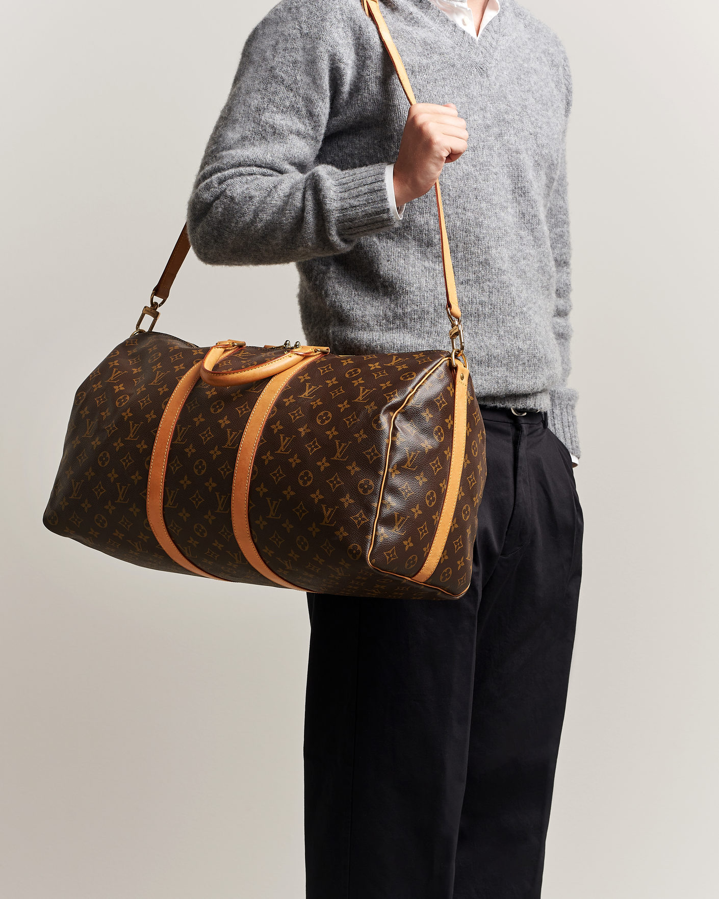 Hombres | Louis Vuitton Pre-Owned Keepall Bandoulière 50 Monogram | Louis Vuitton Pre-Owned | Keepall Bandoulière 50 Monogram