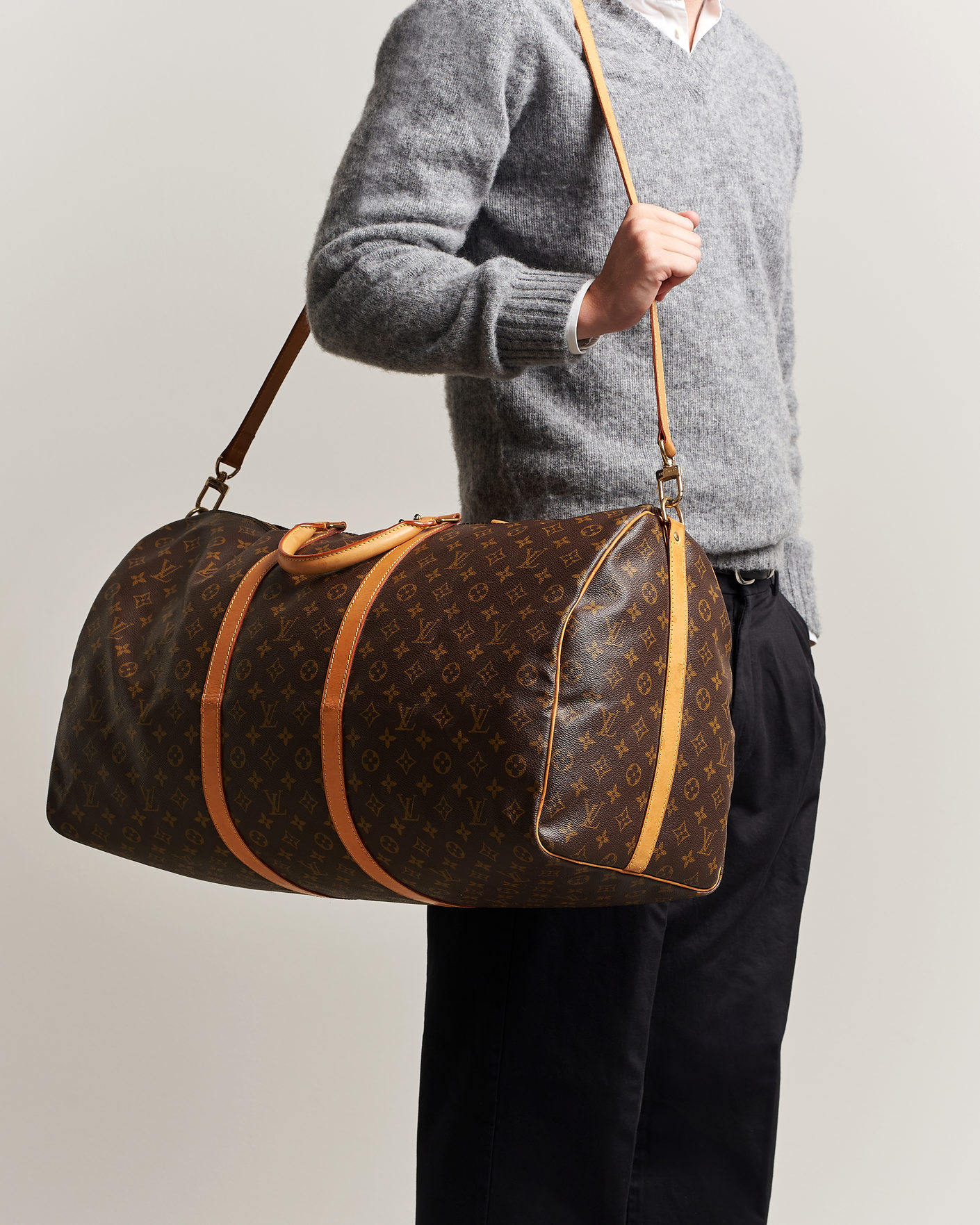 Hombres | Pre-Owned & Vintage Bags | Louis Vuitton Pre-Owned | Keepall Bandouliére 60 Monogram